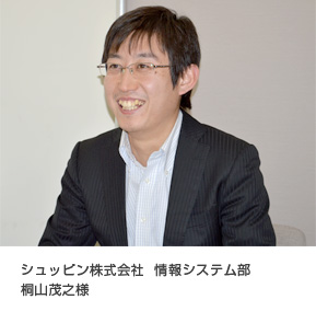 シュッピン株式会社 情報システム部 桐山茂之様